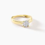 Bague Solitaire Artemis Or Jaune Diamant - Bagues solitaires Femme | Histoire d&rsquo;Or