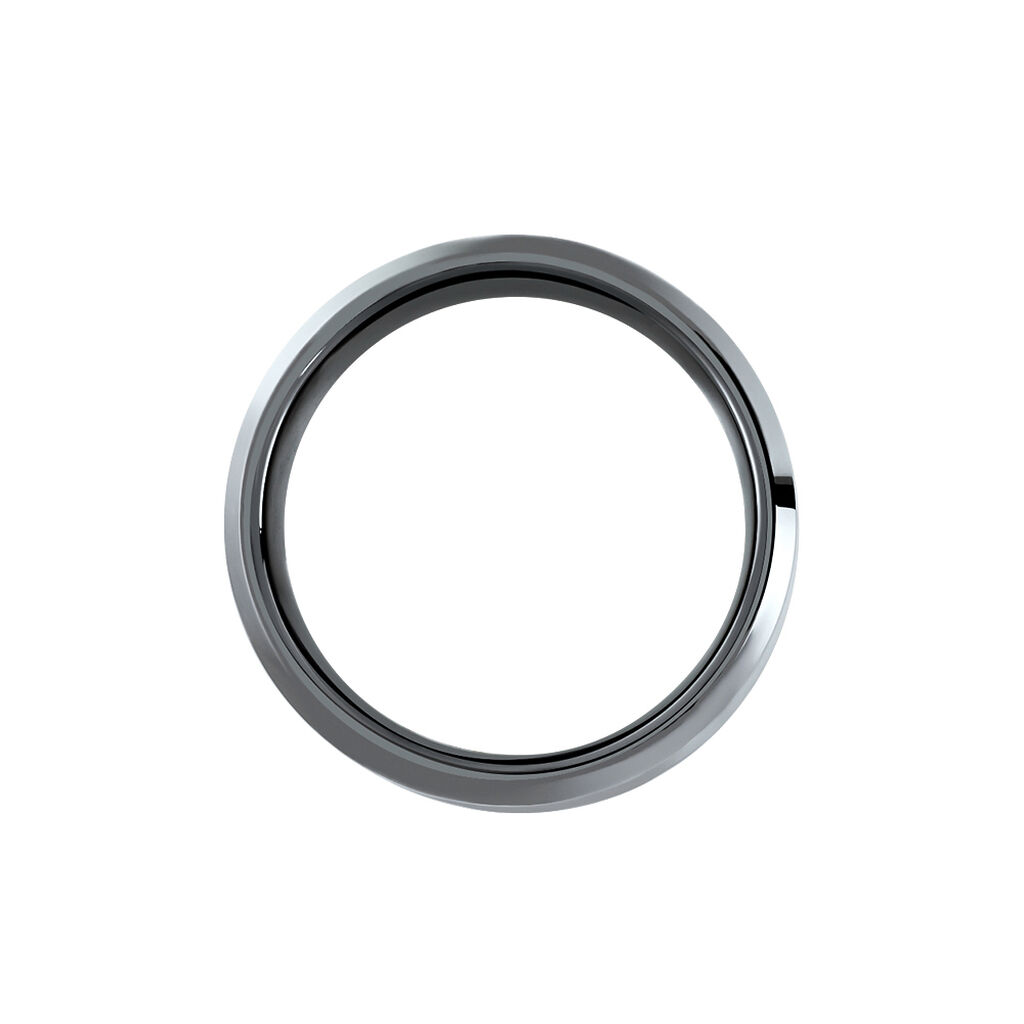 Bague Acier Blanc - Bagues fantaisie Homme | Histoire d’Or