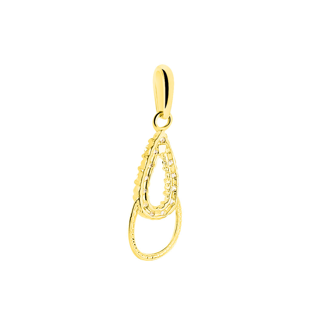 Pendentif Revelyne Or Jaune Oxyde De Zirconium - Pendentifs Femme | Histoire d’Or