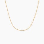 Cha&icirc;ne Igoa Maille For&ccedil;at Diamantee Or Jaune - Chaines Femme | Histoire d&rsquo;Or