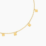 Collier Eva Acier Jaune - Bijoux sans pierre Femme | Histoire d&rsquo;Or