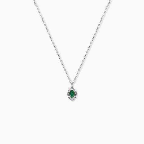 Collier Evasion Argent Blanc Aventurine - Colliers fantaisie Femme | Histoire d&rsquo;Or