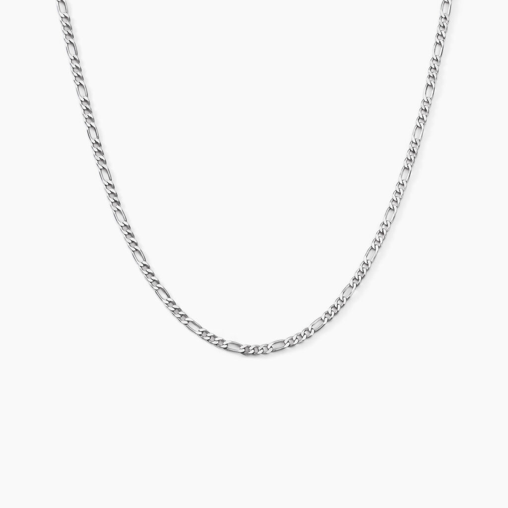 Collier Maille Vivian Argent Blanc - Chaines Famille | Histoire d’Or