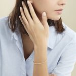 Bracelet Jayna Maille Palmier Or Jaune - Bracelets cha&icirc;ne Femme | Histoire d&rsquo;Or