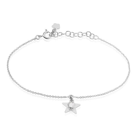 Bracelet Astre Argent Blanc Oxyde De Zirconium - Bracelets fantaisie Femme | Histoire d’Or