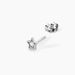 Boucles D'oreilles Puces Saya Argent Blanc Oxyde De Zirconium - Boucles d'oreilles fantaisie Femme | Histoire d’Or