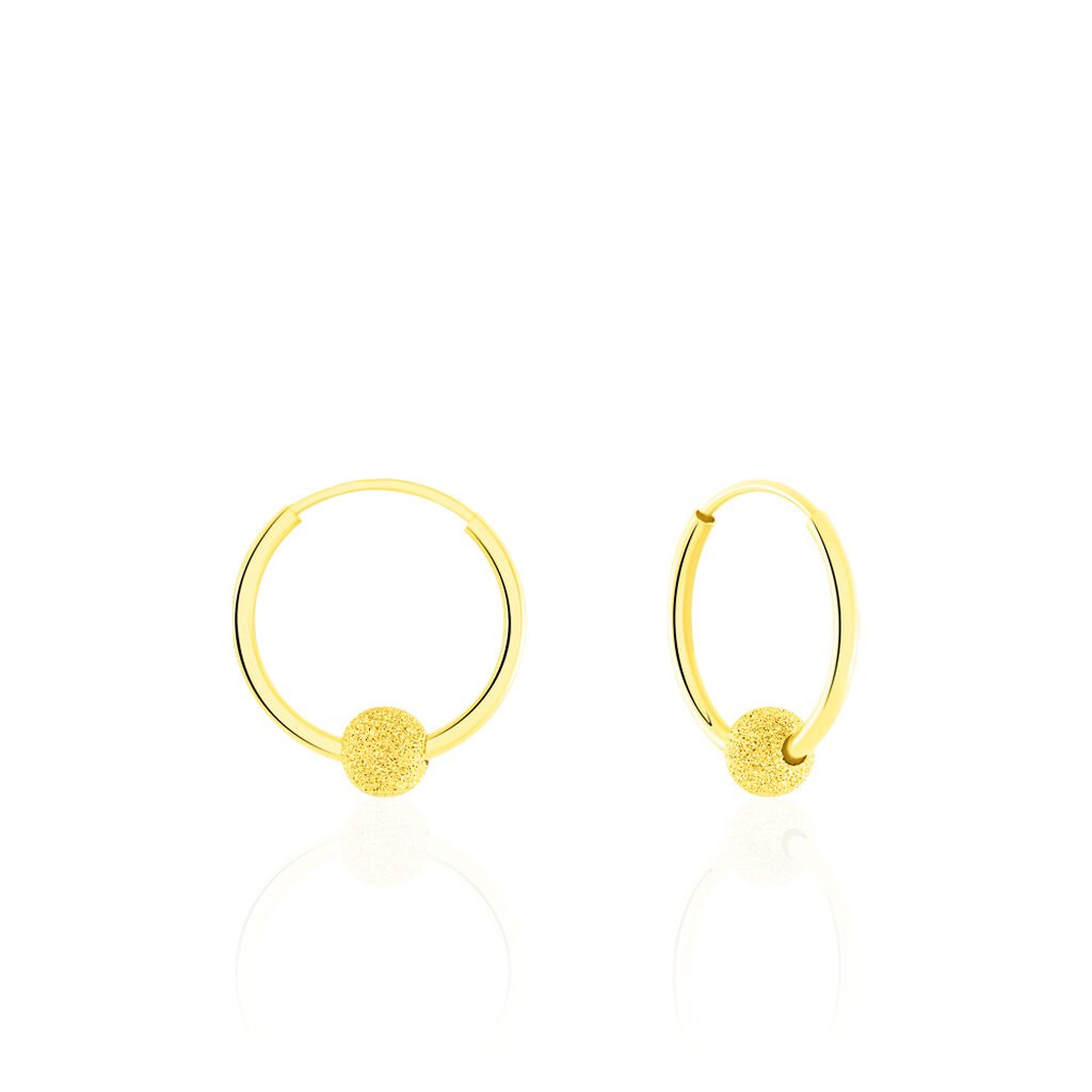 Créoles Ariel Or Jaune - Boucles d'oreilles créoles Femme | Histoire d’Or