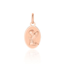 Pendentif Ange Ovale Or Rose - Pendentifs Famille | Histoire d’Or