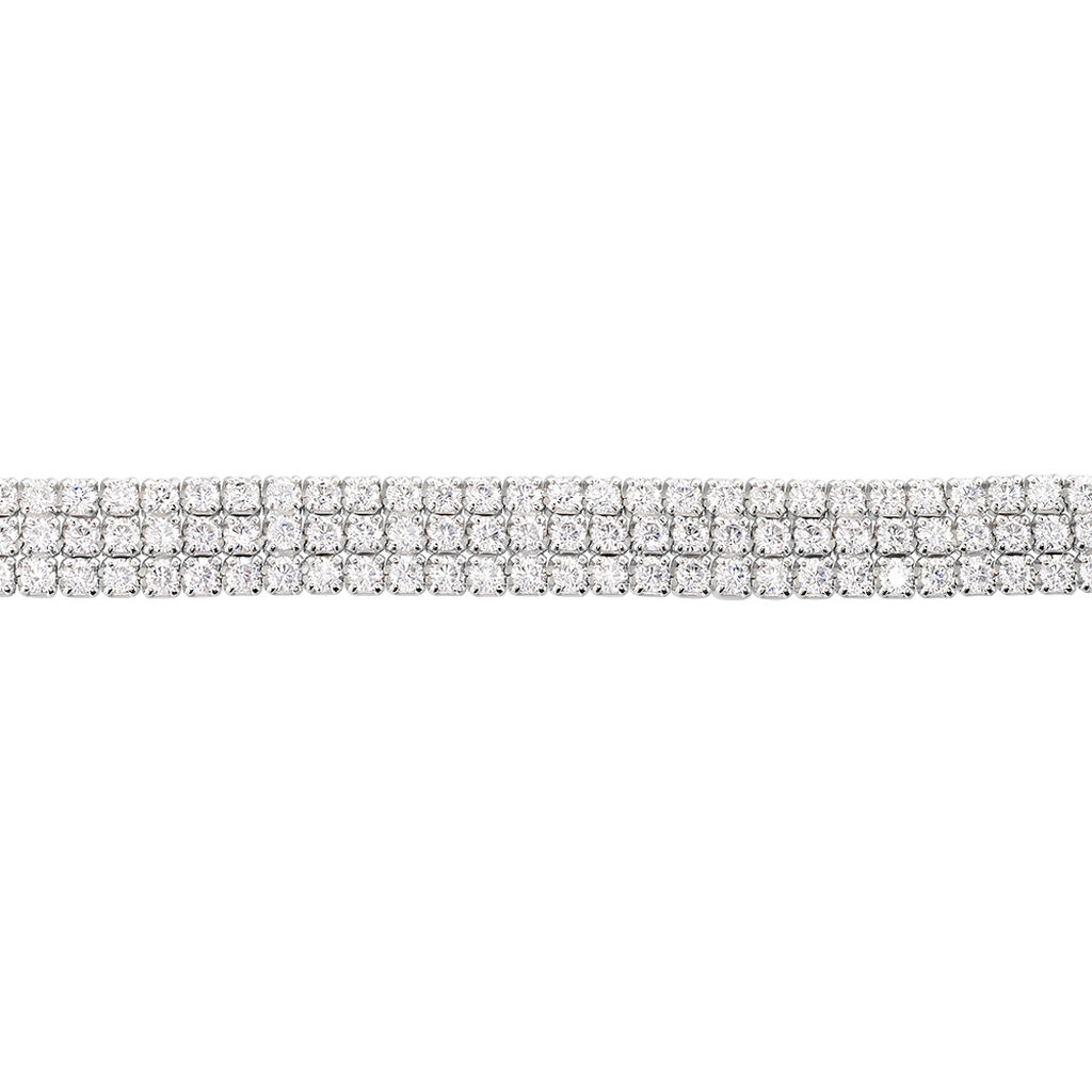 Bracelet Anthia Argent Blanc Oxyde De Zirconium - Bracelets Femme | Histoire d’Or