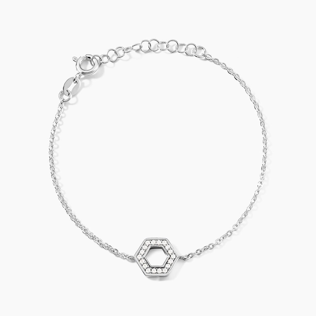 Bracelet Noely Argent Blanc Oxyde De Zirconium - Nouveautés Femme | Histoire d’Or
