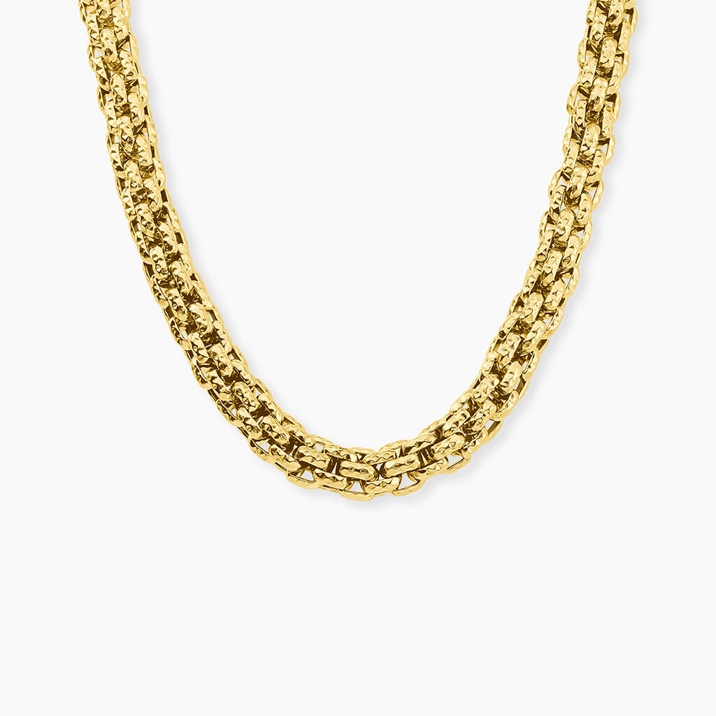 Collier Debbie Acier Jaune - Colliers fantaisie Femme | Histoire d&rsquo;Or
