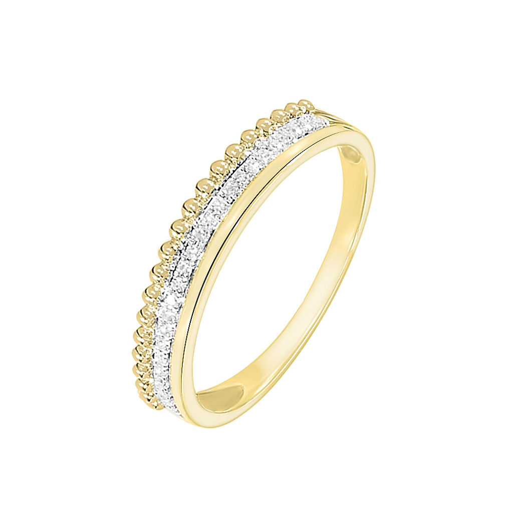 Bague Marcianne Or Jaune Diamant - Bagues avec pierre Femme | Histoire d’Or