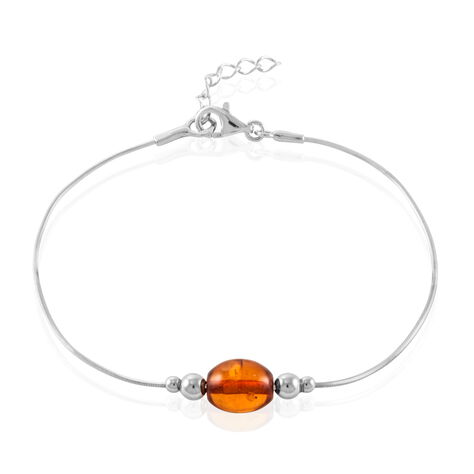 Bracelet Argent Blanc Safaa Ambre - Bracelets Femme | Histoire d’Or