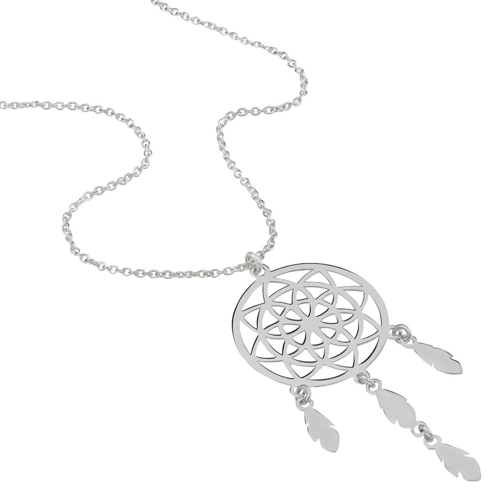 Collier Enola Argent Blanc - Colliers fantaisie Femme | Histoire d&rsquo;Or