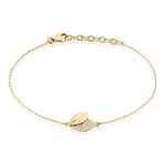 Bracelet Plaqu&eacute; Or Jaune Simao Oxydes De Zirconium - Bracelets Femme | Histoire d&rsquo;Or