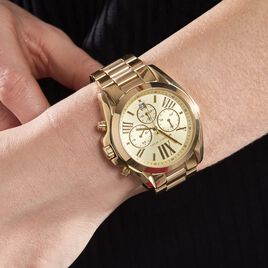 Montre Michael Kors Bradshaw Dore Champagne - Montres Femme | Histoire d’Or