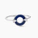 Bague Serafine Argent Blanc Lapis Lazuli Oxyde De Zirconium - Bagues solitaires Femme | Histoire d’Or