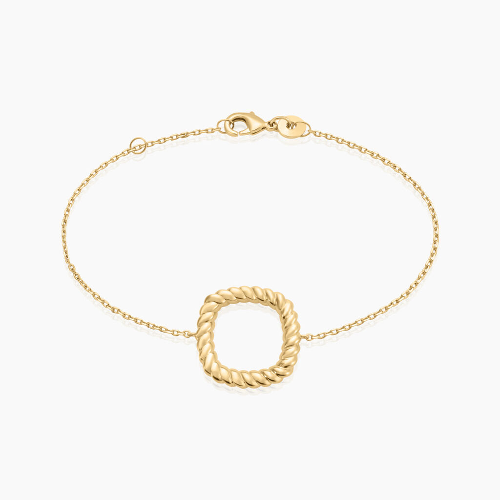 Bracelet Monifa Plaque Or Jaune