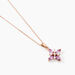 Collier Anabele Or Rose Amethyste Oxyde