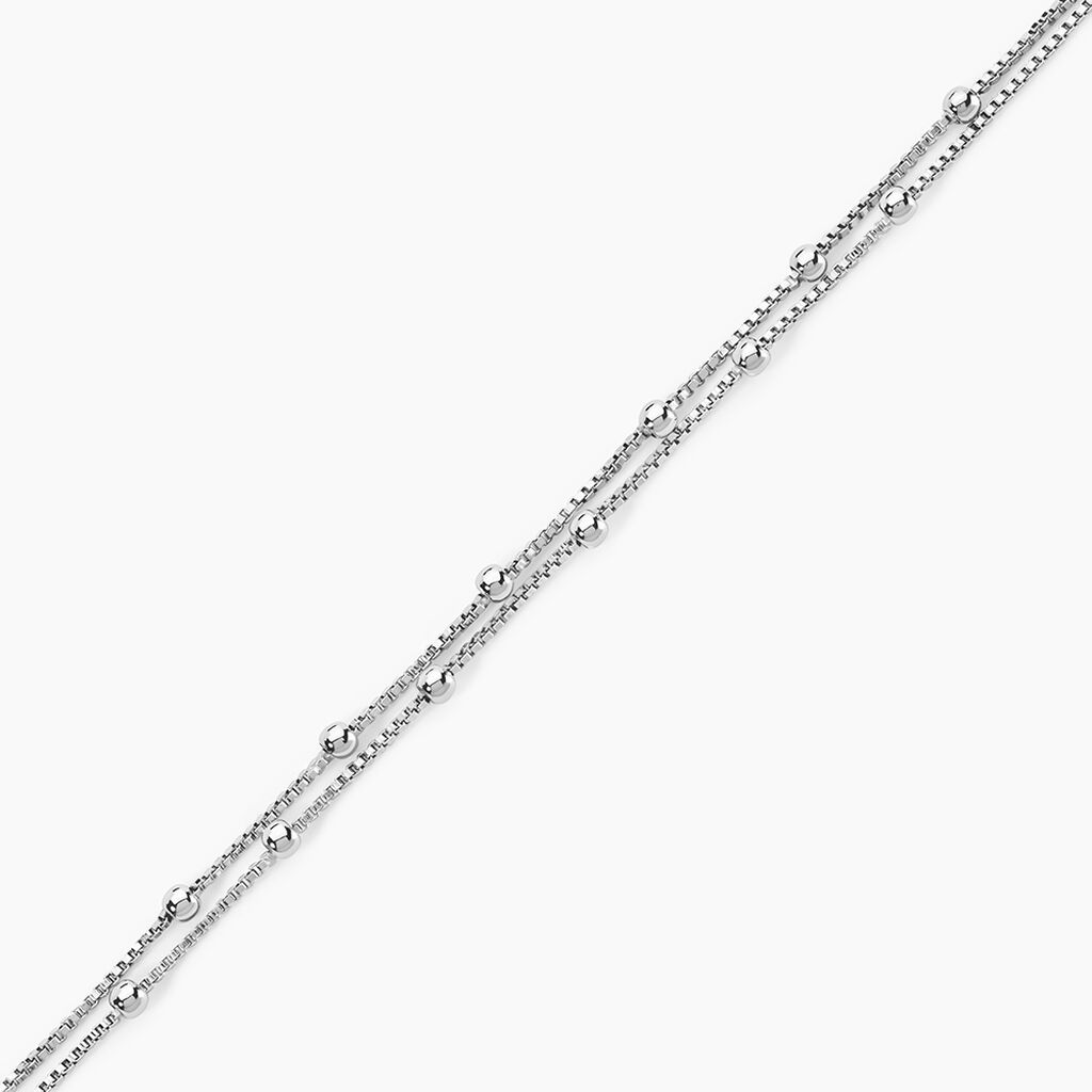 Bracelet Tounes Argent Blanc - Bijoux sans pierre Femme | Histoire d&rsquo;Or