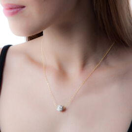 Collier Phedra Or Jaune Strass - Colliers Femme | Histoire d’Or