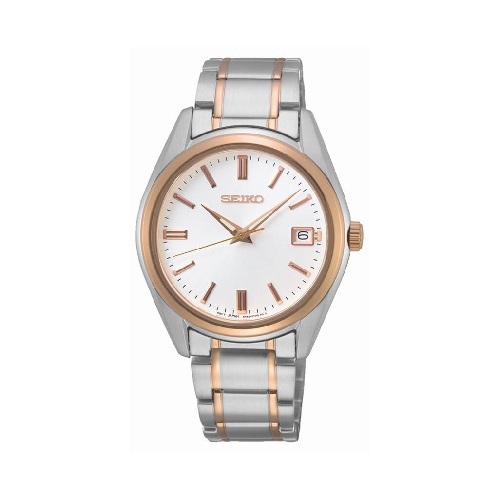Montre Seiko Classique Blanc - Montres Homme | Histoire d’Or