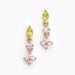 Boucles D'oreilles Pendantes Nimbe Argent Rose Oxyde De Zirconium - Boucles d'oreilles fantaisie Femme | Histoire d’Or
