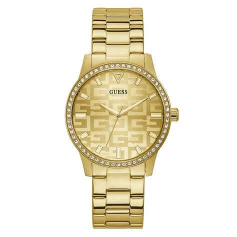 Montre Guess G Check Acier Dore - Montres Femme | Histoire d’Or