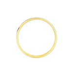 Alliance Epi Fantaisie Ruban Plat Or Bicolore - Alliances Unisex | Histoire d&rsquo;Or