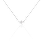 Collier Cyriac Argent Blanc Oxyde De Zirconium - Colliers fantaisie Femme | Histoire d&rsquo;Or