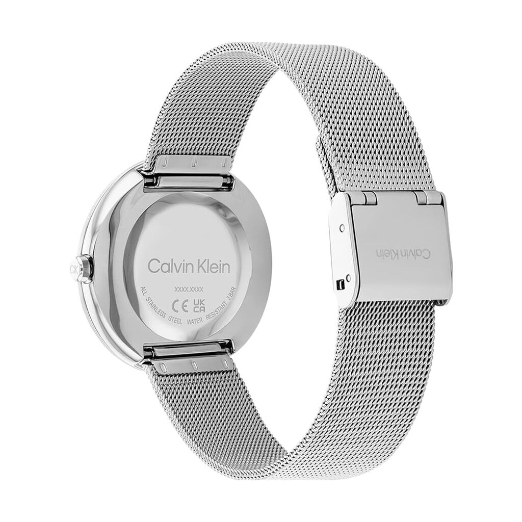 Montre Calvin Klein Twisted Bezel Blanc - Montres Femme | Histoire d’Or