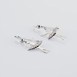 Boucles D'oreilles Pendantes Ritej Argent Blanc - Boucles d'oreilles fantaisie Femme | Histoire d&rsquo;Or