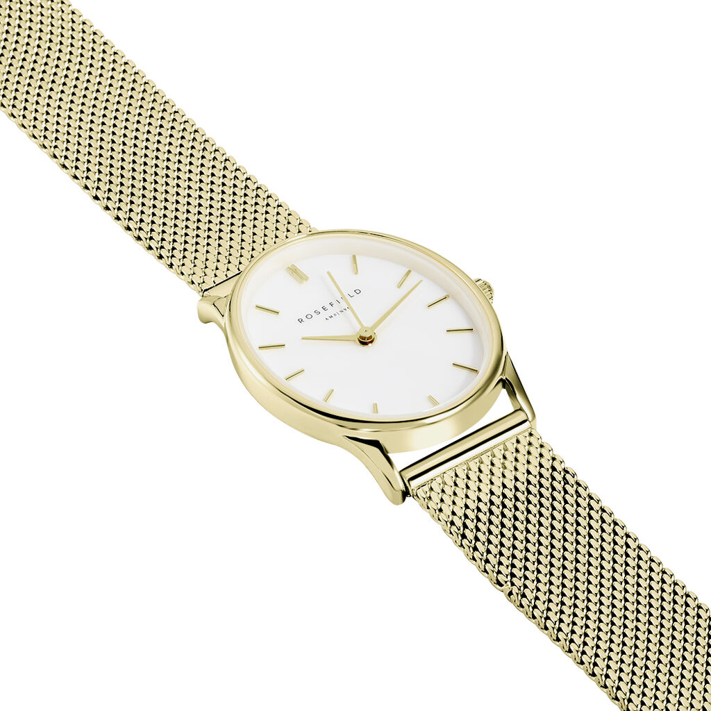 Montre Rosefield Oval Blanc - Id&eacute;es cadeaux Femme | Histoire d&rsquo;Or