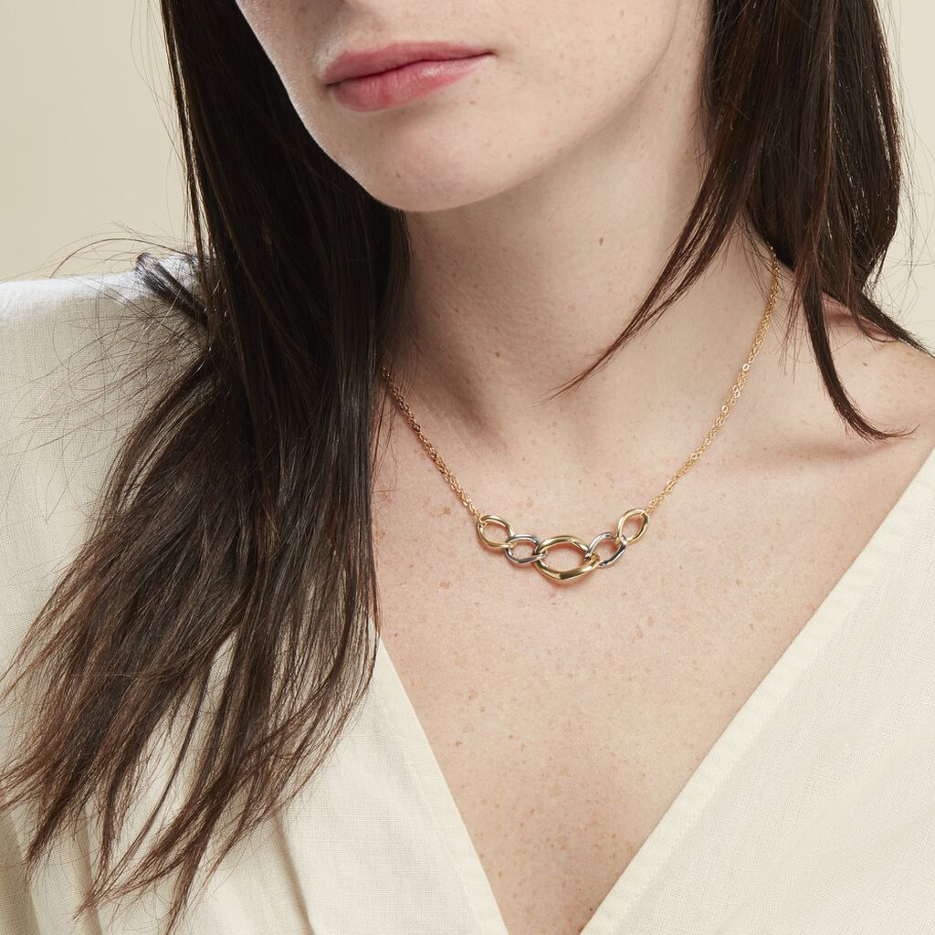 Collier Or Bicolore Acanthus - Chaines Femme | Histoire d’Or