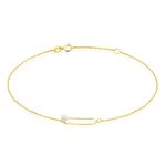 Bracelet Or Jaune Lucasta Perle De Culture - Bracelets Femme | Histoire d&rsquo;Or