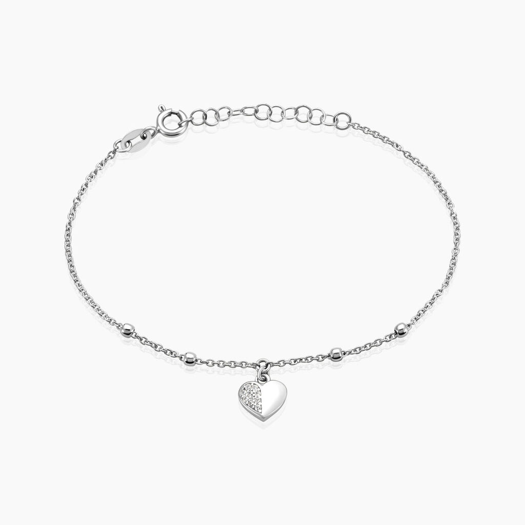 Bracelet Ishane Argent Blanc Oxyde De Zirconium - Bracelets Femme | Histoire d’Or