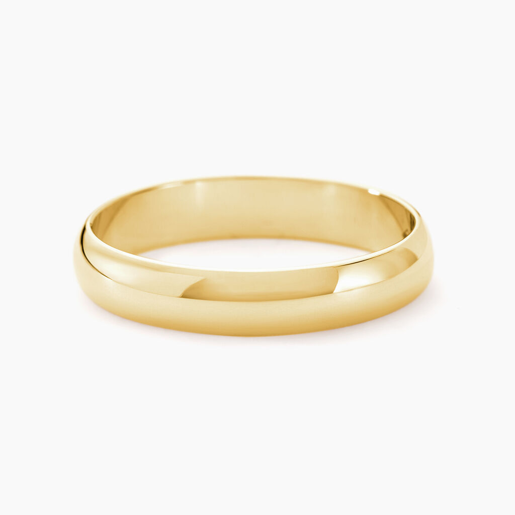 Alliance Aphroditia Demi Jonc Bombe Or Jaune - Alliances Famille | Histoire d’Or