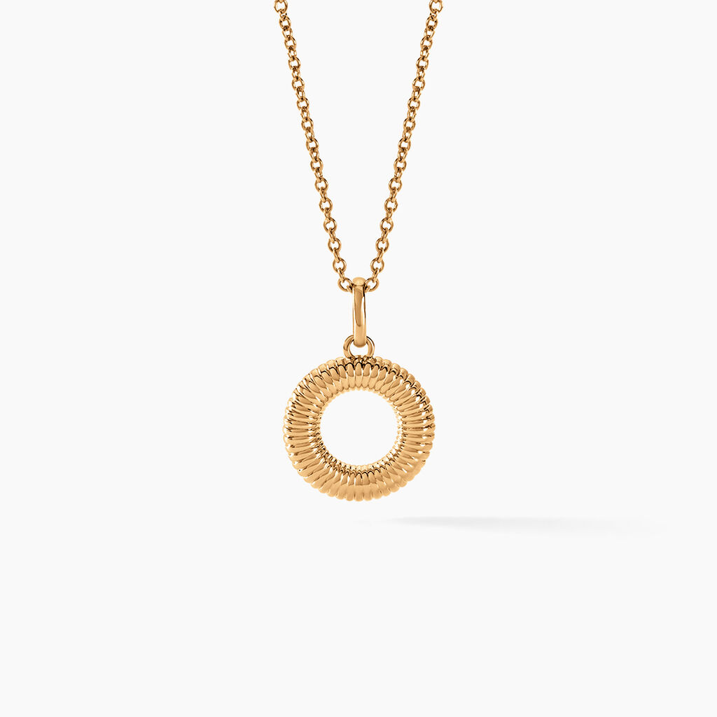 Collier Dune Plaqu&eacute; Or Dor&eacute; - Colliers Femme | Histoire d&rsquo;Or