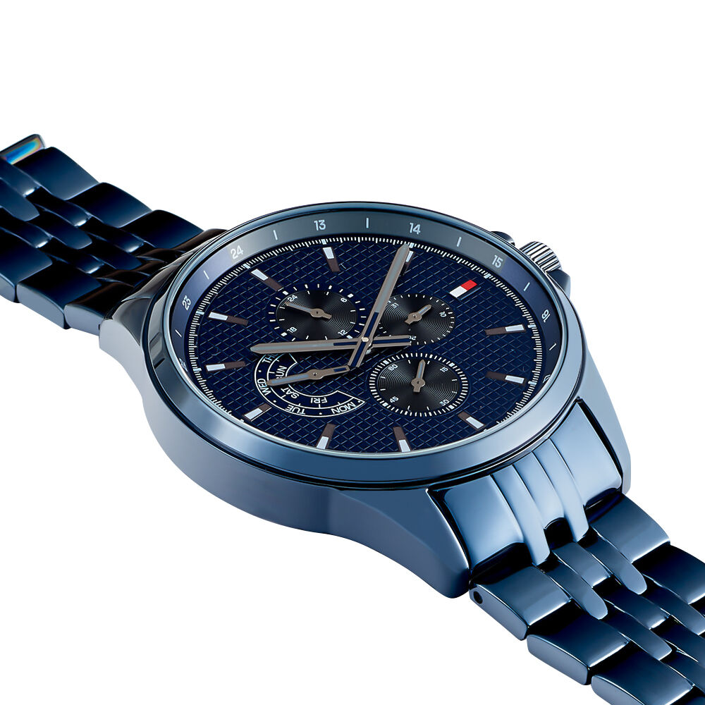 Montre tommy bleu clearance