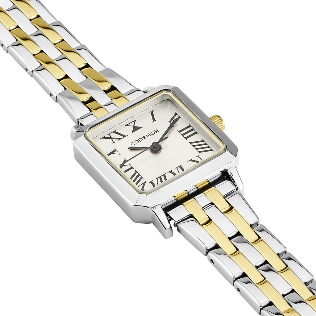 Montre Codhor Carmelle Blanc - Montres Femme | Histoire d&rsquo;Or