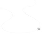 Collier Nylon Argent Blanc Oxyde De Zirconium - Colliers fantaisie Femme | Histoire d&rsquo;Or
