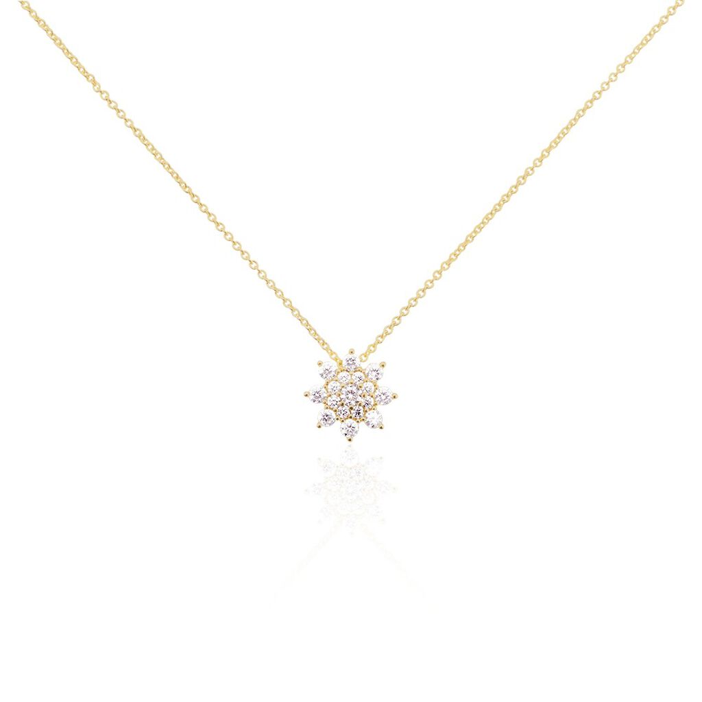 Collier Plaqué Or Sadoth Oxydes De Zirconium - Colliers Femme | Histoire d’Or