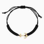 Bracelet Ancora Or Jaune - Bracelets cordon Homme | Histoire d&rsquo;Or