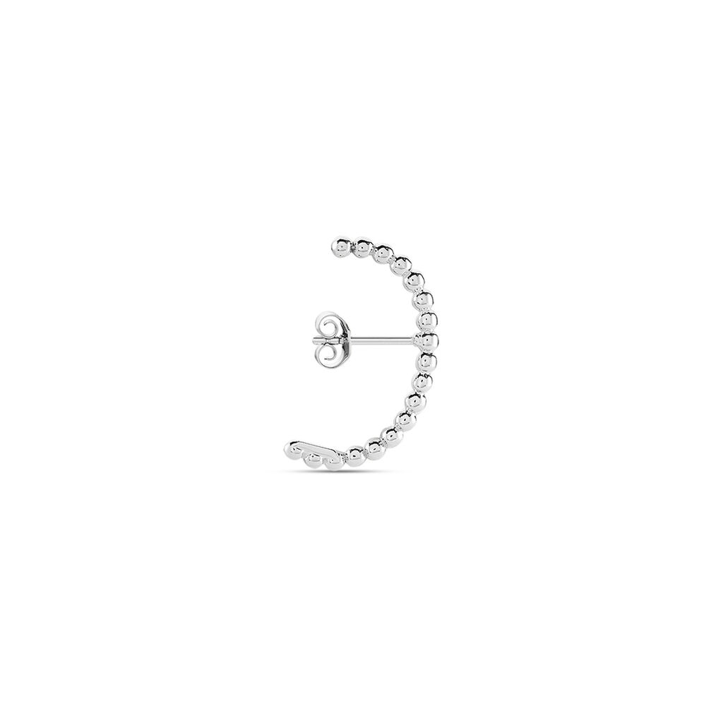 Bijou D'oreille Unitaire Krabi Argent Blanc - Boucles d'oreilles fantaisie Femme | Histoire d’Or