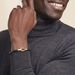 Bracelet Plaqué Or Steve Cuir - Bracelets cordon Homme | Histoire d’Or