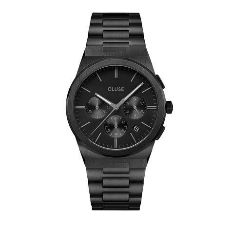 Montre Cluse Vigoureux Chrono Noir - Montres Homme | Histoire d’Or