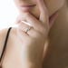 Bague Tiphaine Or Blanc Quartz - Bagues solitaires Femme | Histoire d’Or