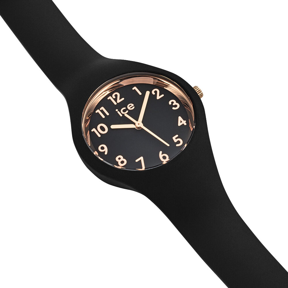 Montre ice watch outlet femme noir et or