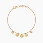 Collier Palm Argent Dor&eacute; A L'Or 750/1000 - Bijoux sans pierre Femme | Histoire d&rsquo;Or