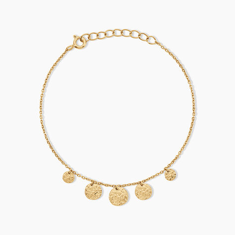 Collier Palm Argent Dor&eacute; A L'Or 750/1000 - Bijoux sans pierre Femme | Histoire d&rsquo;Or